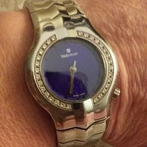 Authentic diamond Tag Heuer, Alter Ego watch! Sz.7